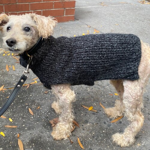 Dog Sweater Knit Dog Clothes Dusty Rose Dog Sweater Etsy