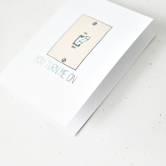 You Turn Me On Valentines Day Card Light Switch Tan Minimal Etsy You Turn Me On Valentines Day Card Light Switch Tan Minimal Etsy