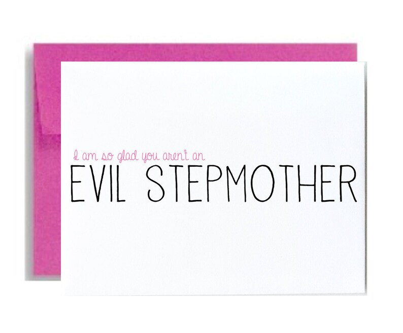 Funny Step Mom Mothers Day Greeting Card Stepmother I Am So Etsy 