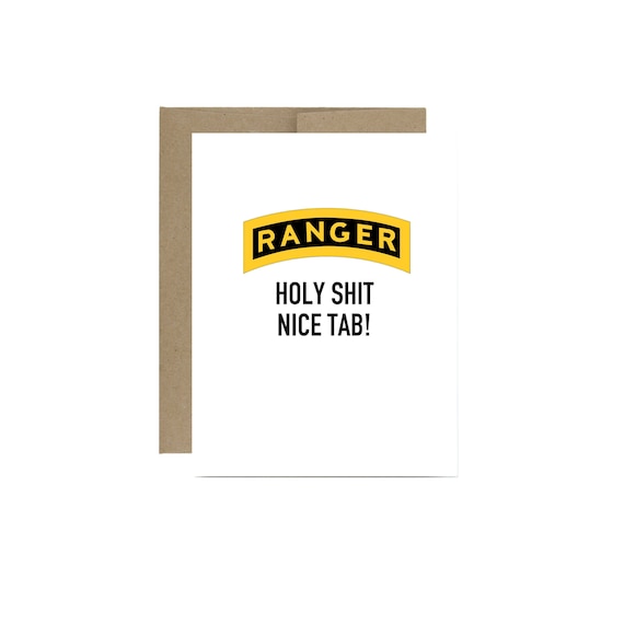 Ranger Graduation Card Congrats Congratulations Ranger Grad - Etsy