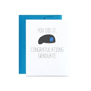 Carte de remise des diplômes pour l'entraînement de base de l'armée - Félicitations militaires BCT, vous l'avez fait bleu Pour une carte de soldat militaire. Petites cartes de paresseux