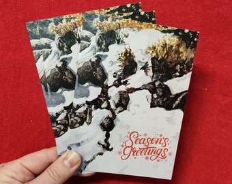 Art Print Greeting Card - "Season's Greetings"