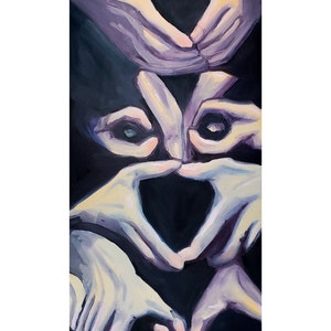 Helping Hands - Oil Painting of Jim Henson's "The Labyrinth" by Kimberly Carissa Art