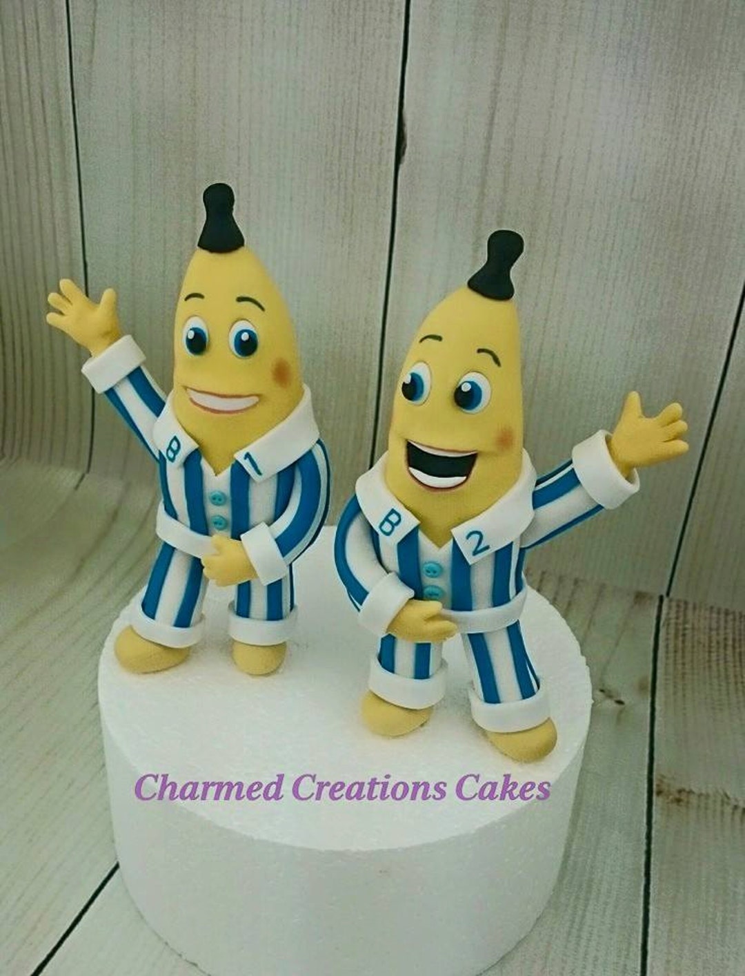 Bananas in Pyjamas Cake Toppers Edible Icing - Etsy Australia