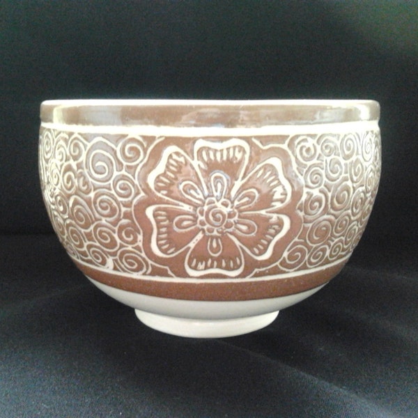 Bowl with Henna design