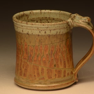 Coffee Mug. Stoneware. Wheel thrown . Handmade