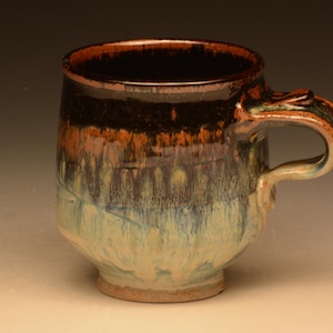 Coffee Mug. Stoneware. Wheel thrown . Handmade