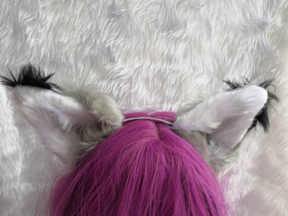 ふわもこ狼(おおかみ)コスプレ衣装 グレー ファー ハロウィン