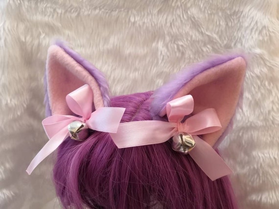 Cinta Para El Cabello De La Oreja Del Gato Con Una Banda El Cinta Para El Cabello De La Oreja Del Gato Con Una Banda El