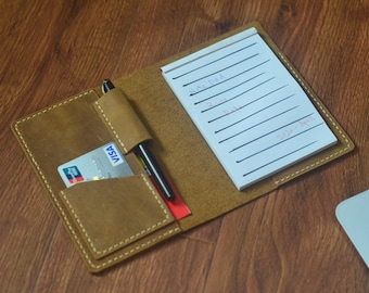 Handmade Crazy Horse Leather A5/A6 Folio Cover