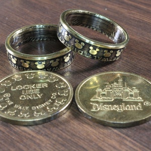 Mickey Mouse Disney Brass Token Ring image 2