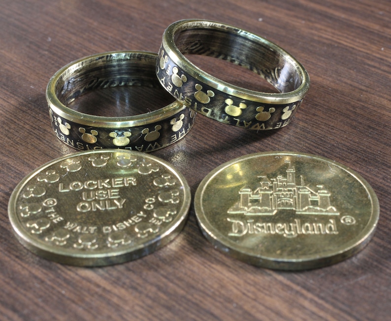 Mickey Mouse Disney Brass Token Ring image 2