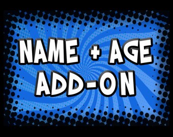 Personalize Banner with Name & Age