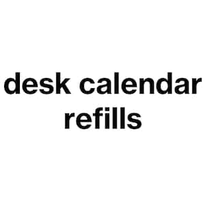 Desk Calendars Refills