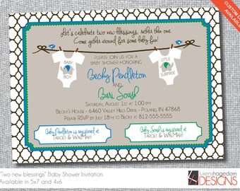 double baby shower ideas