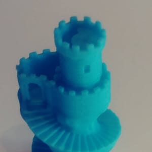 3d Printed mini Castle model