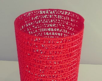 Pi Glass、鉛筆ホルダー、3Dプリント、数学、Pi、室内装飾、科学