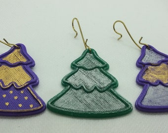 クリスマスツリー クリスマスツリーの飾り、3Dプリント、飾り、クリスマス