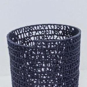 Blau Pi Glass, Stifthalter, 3D gedruckt, Math, Pi, Wohnkultur, Wissenschaft