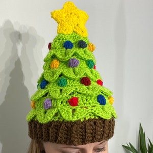 CROCHET PATTERN-Christmas Tree Hat