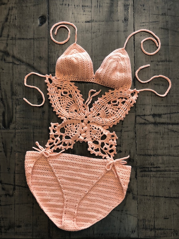 Crochet *Pattern* Butterfly Bathing Suit