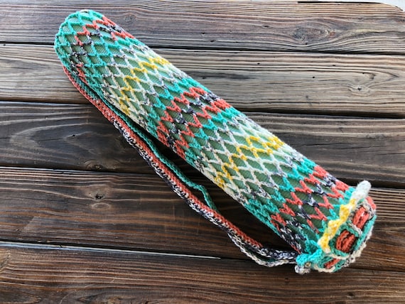 Floral Zen Yoga Bag Crochet Pattern