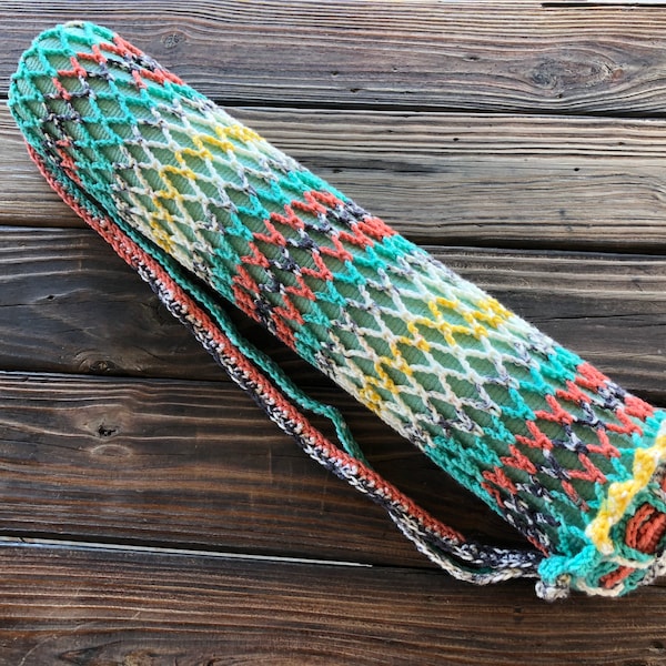 Floral Zen Yoga Bag Crochet Pattern