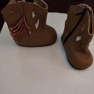 Cowboy Boot Doll Shoe Monique 85mX43mm