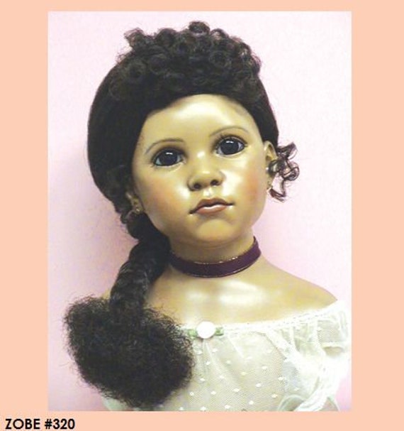 Monique Doll Wig size 5//6 New in Box ~ MARGIE ~ Off Black ~ SO CUTE!