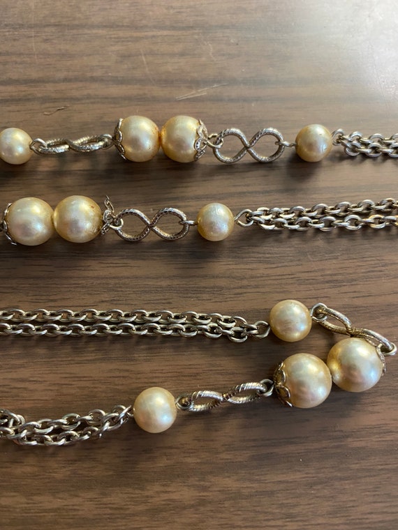 Emmons faux pearl necklaces