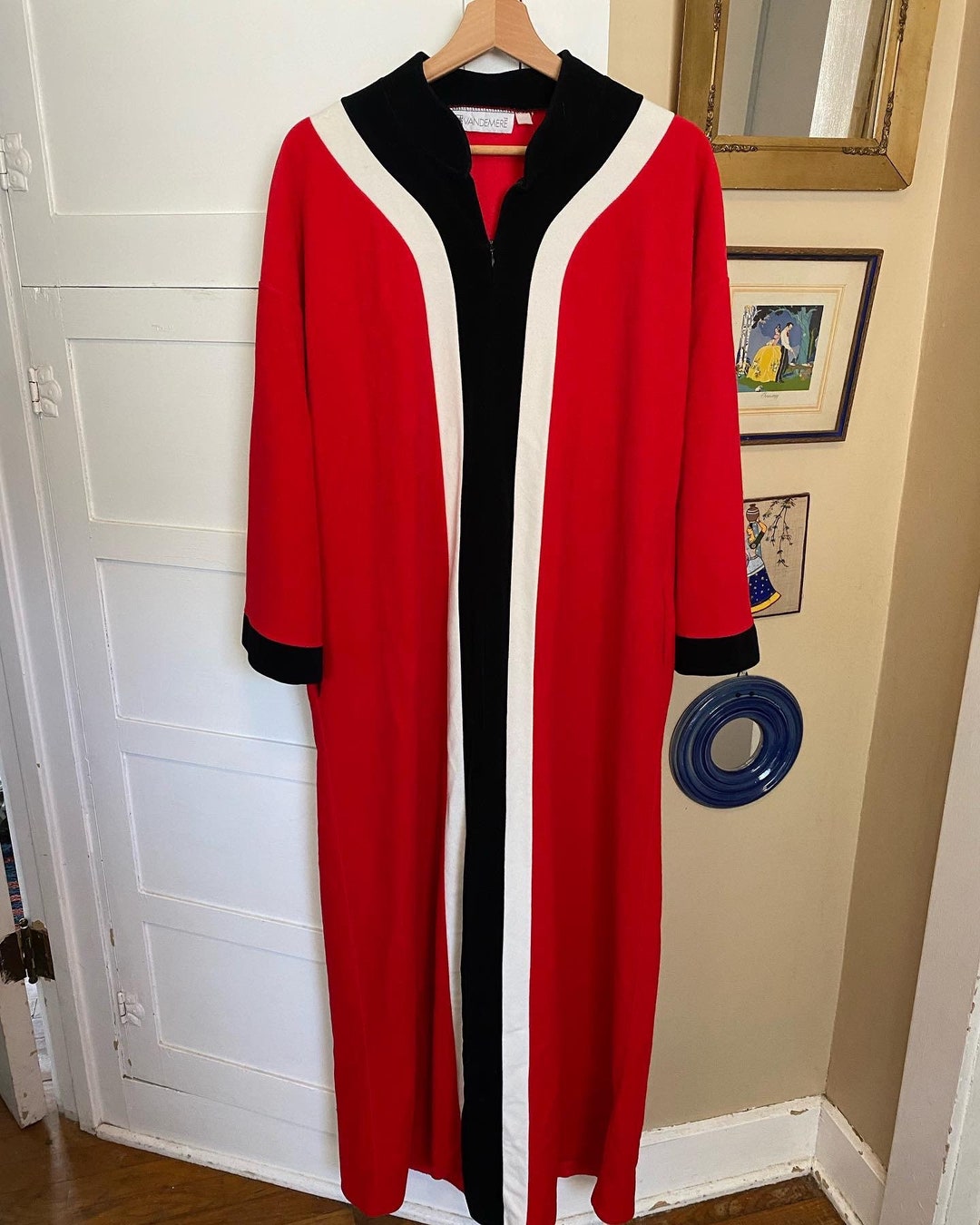 Vintage Vandemere Housecoat Robe Etsy