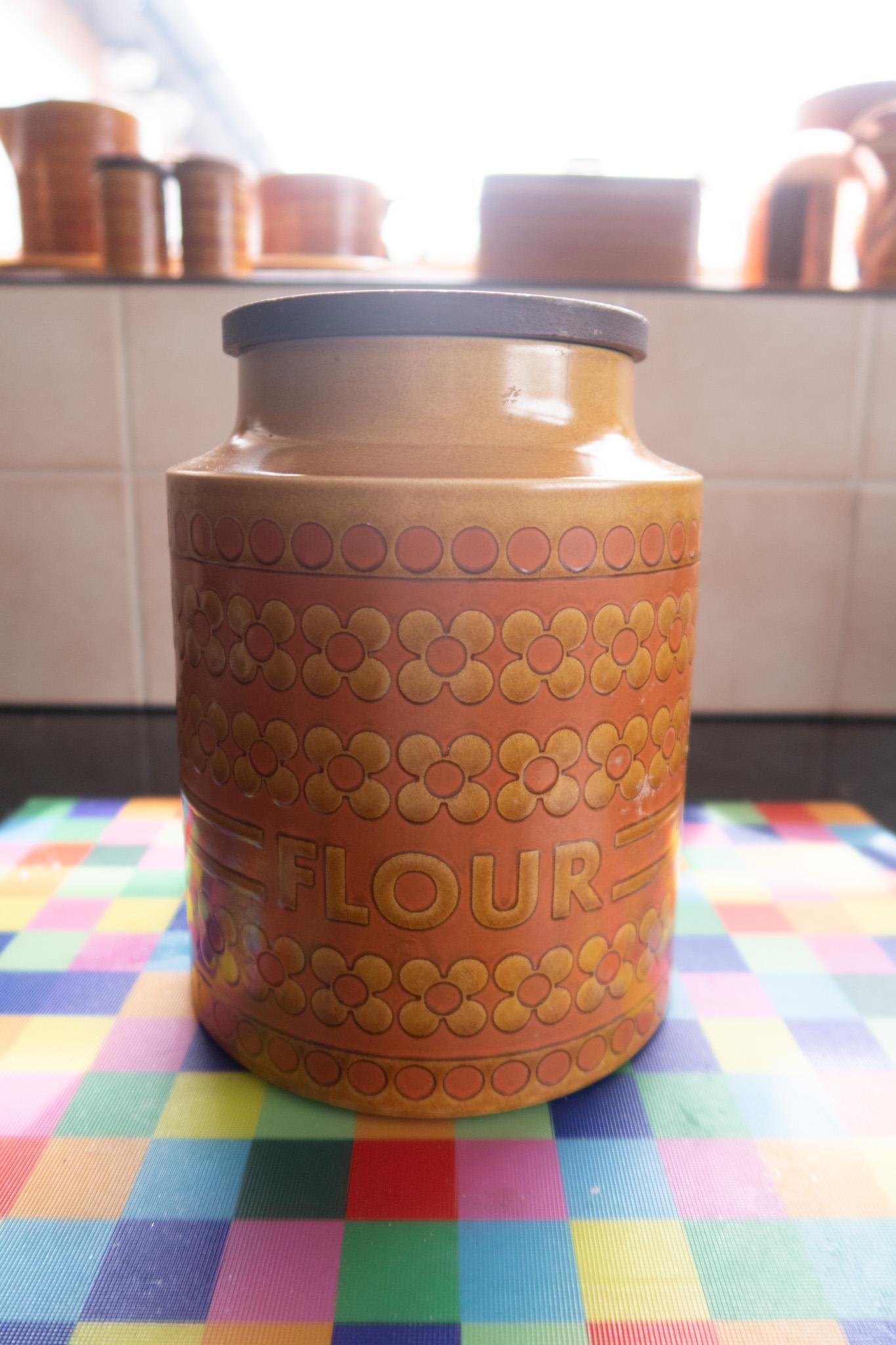 Vintage Hornsea Pottery Saffron Collection: Canisters, Bowls