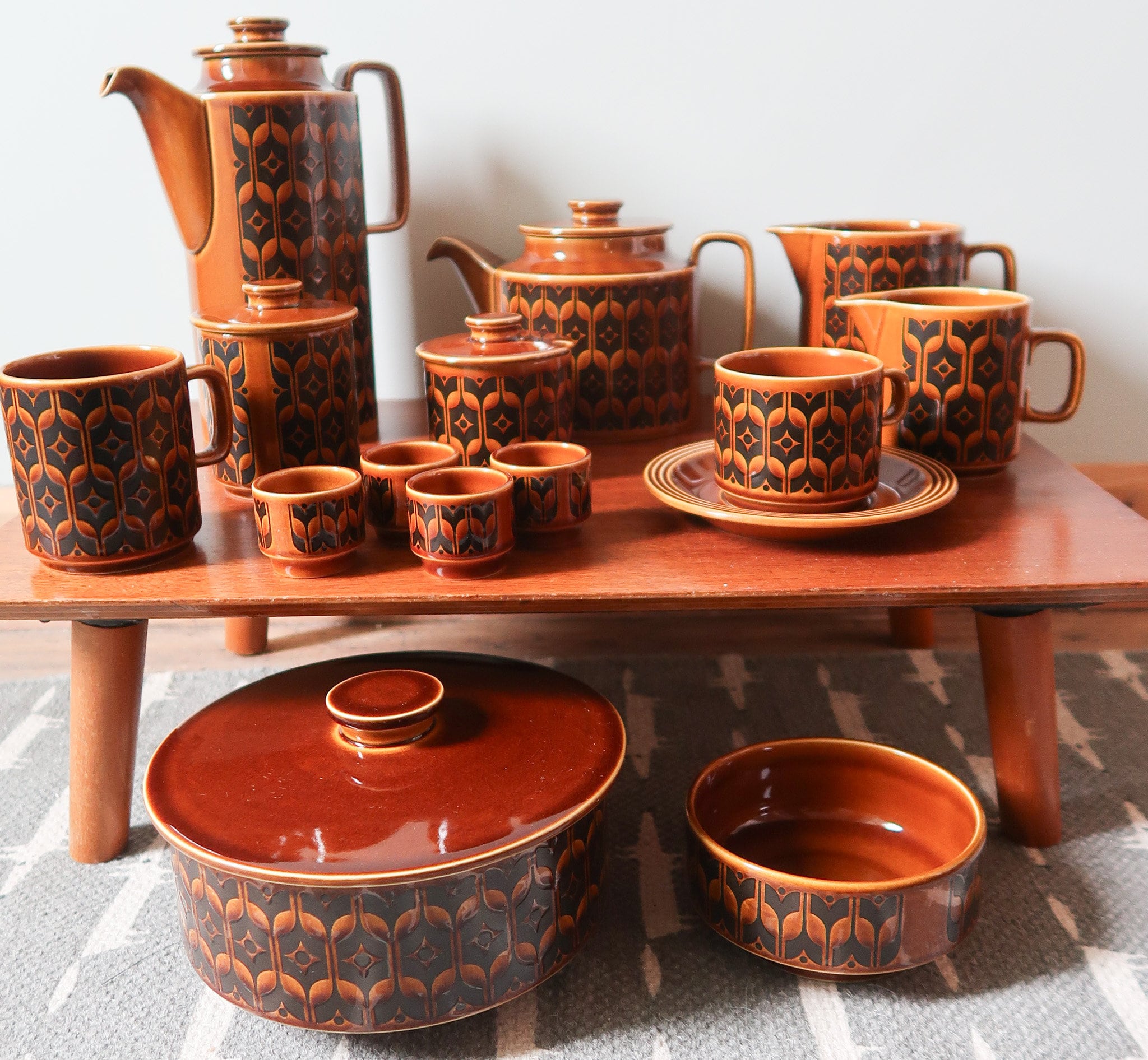Hornsea Pottery Brown Heirloom Collection: Vintage Kitchenware