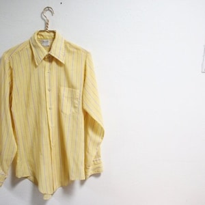 Buy Ramraj Cotton Men Lime Yellow Color Full Sleeves Striped Linen