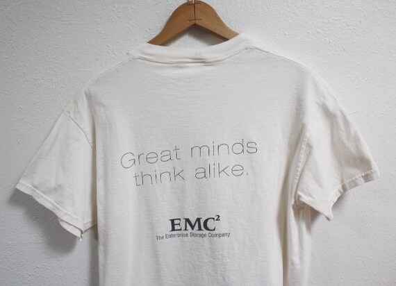 MEDIUM Vintage 1990s E=MC2 Graphic T-Shirt - image 4