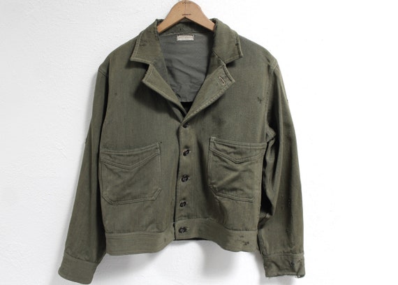 SMALL Vintage 50s/60s Maier Lavaty Co Green Jacket