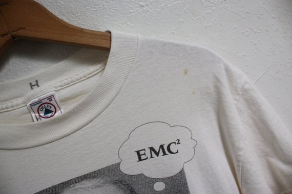 MEDIUM Vintage 1990s E=MC2 Graphic T-Shirt - image 7