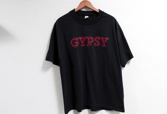 L/XL Vintage 1980s GYPSY Soft and Thin T-Shirt