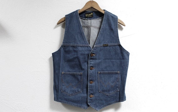 MEDIUM Vintage Wrangler Denim Jean Vest