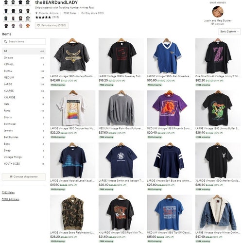 Authentic Vintage T-shirt Vinnie Van Go-go's Pizza Shop 80's