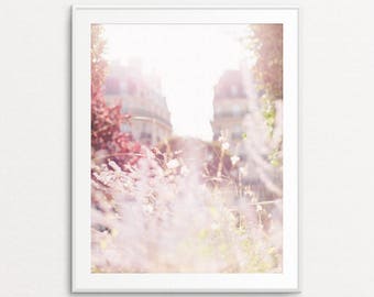 Paris Wall Art, Paris Decor, Paris Print, Paris Bedroom Decor, Paris Photography, Wall Art Blur Photography, Stylish Wall Art