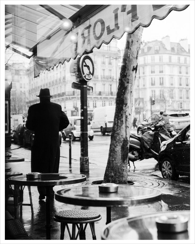 Paris Cafe Photo Paris Print Paris Wall Art Paris Decor Etsy