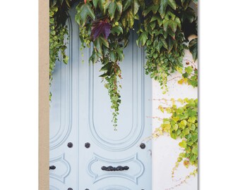 Paris Everyday Greeting Card, Parisian Door, Autumn in Paris