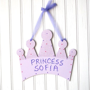 Princess Name Sign, Wood Cutout Design, Hand Personalized. Kids Door Plaque. Girls Room Decor. Princess Door Sign, Girls Room Sign. Wall Art