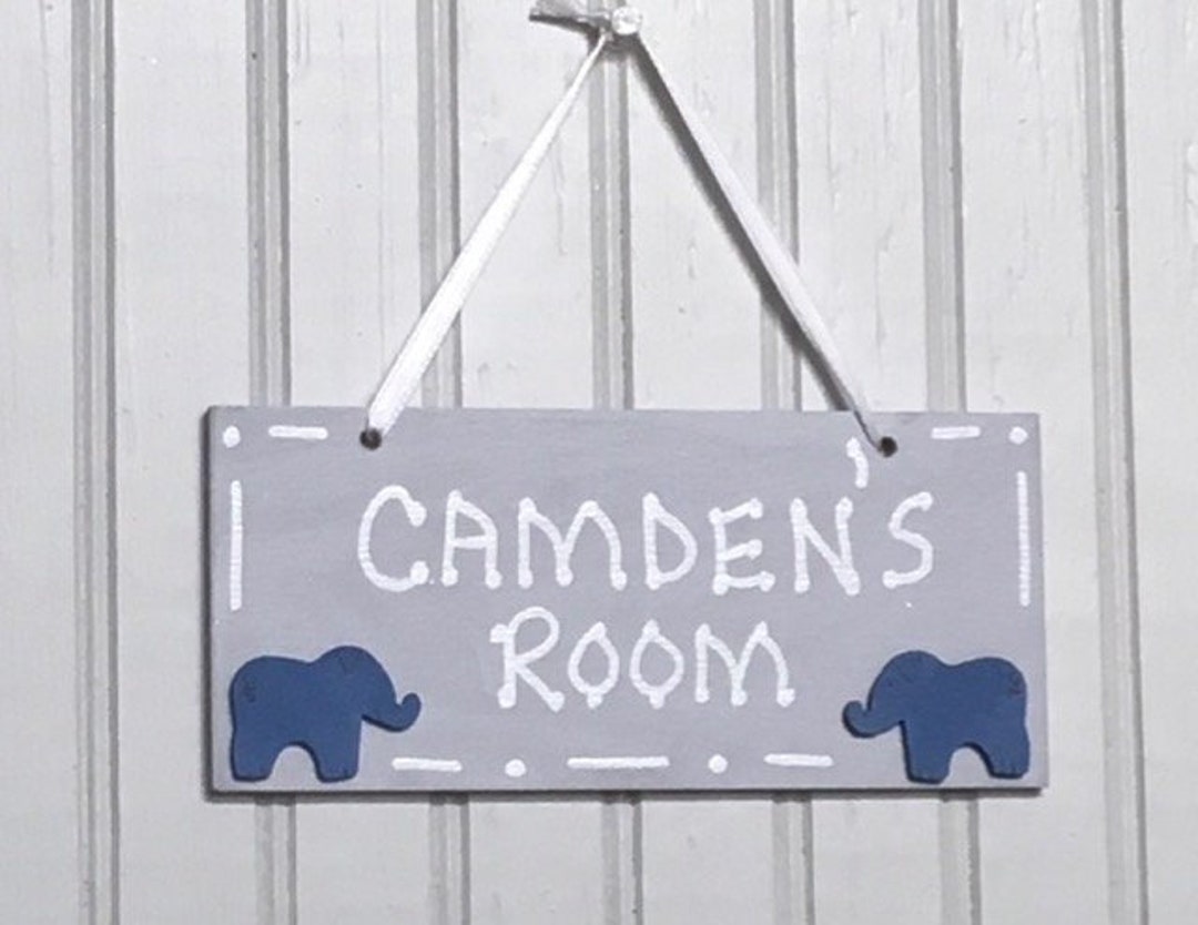 Baby Animal Room Sign. Hand Personalized, Name Sign. Kid's Name Plaque ...