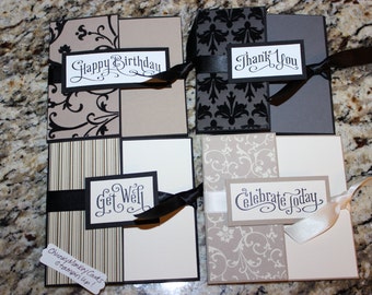 Stampin Up Homemade Greeting Card Mix Set of 4 (3663)