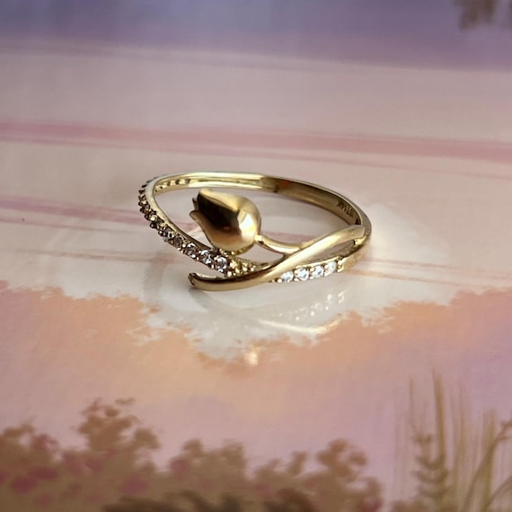 Tulip Wrap Ring - image 7