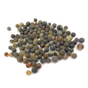 ルース 生天然バルト海琥珀 バロック 8-11 mm グリーンカラー ビーズ、50g