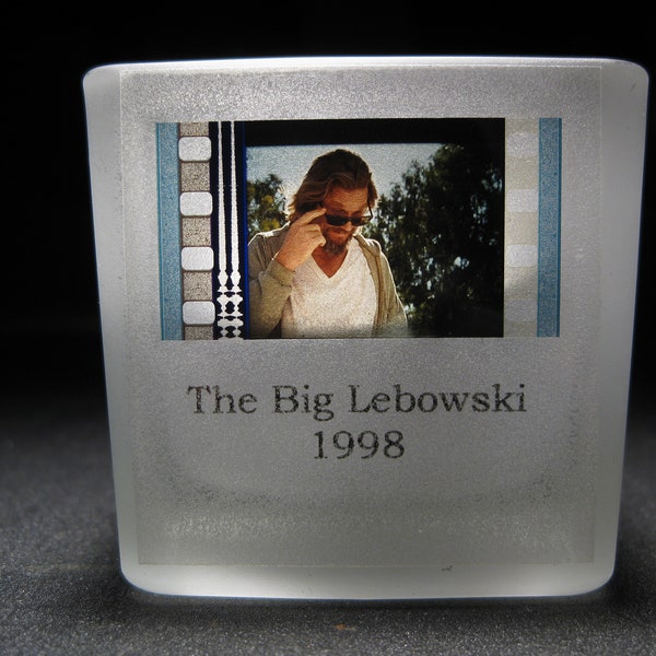 Jeff Bridges - The Big Lebowski - glass votive