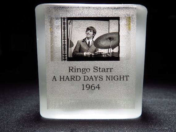 A Hard Days Night - Ringo Starr -  Glass Candle Votive